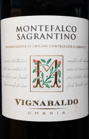 Вино Montefalco Sagrantino Vignabaldo 2014 0.75 л
