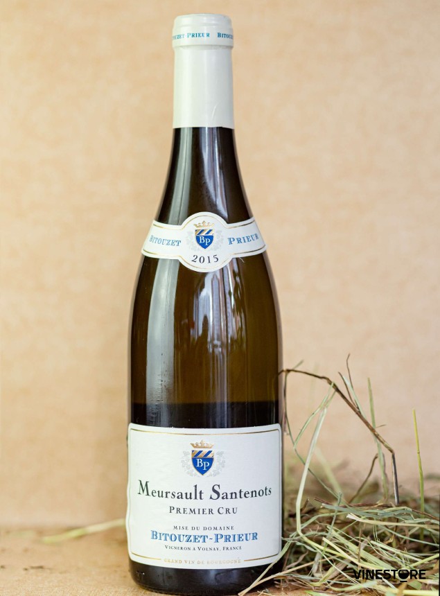 Вино Meursault Santenots Domaine Bitouzet-Prieur 1-re Cru 2015 0.75 л