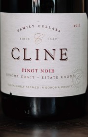 Вино Cline Pinot Noir 2016 0.75 л