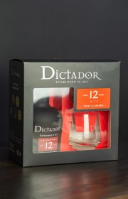 Ром Dictador 12 Years Old gift set 0.7 л