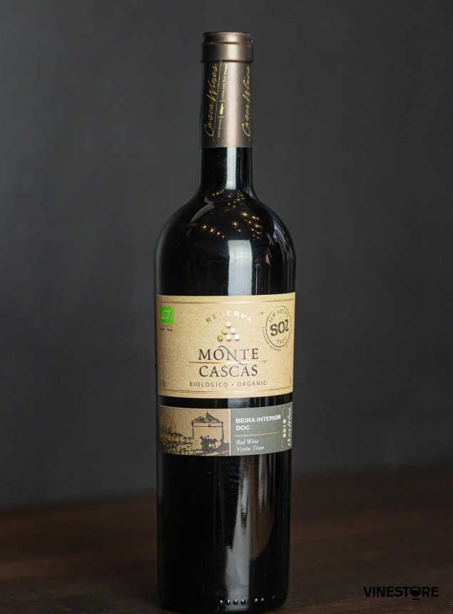 Вино Monte Cascas Reserva Organic SO2 Free 2018 0.75 л