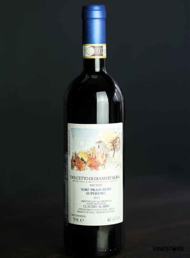 Вино Dolcetto Diano d'Alba Superiore Pradurent 2012 0.75 л