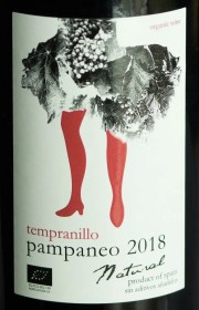 Вино Pampaneo Natural Tempranillo 2018 0.75 л