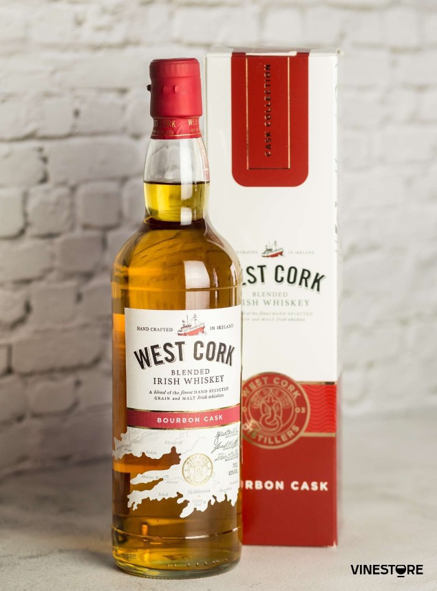 Виски купажированный West Cork Bourbon Cask 0.7 л