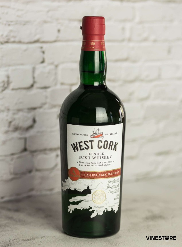 Виски купажированный West Cork IPA Cask 0.7 л