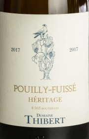 Вино Domaine Thibert Pouilly-Fuisse Heritage 2017 0.75 л