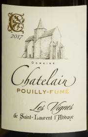 Вино Chatelain Les Vignes de St. Laurent l'Abbaye 2017 0.75 л