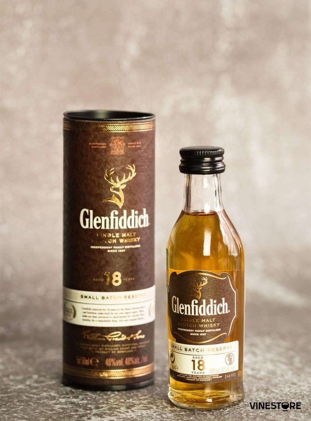 Виски односолодовый Glenfiddich 18 Years Old 0.05 л