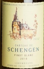 Вино Chateau de Schengen Pinot Blanc 2018 0.75 л