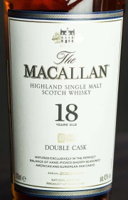 Виски односолодовый Macallan Double Cask 18 Years Old 0.7 л